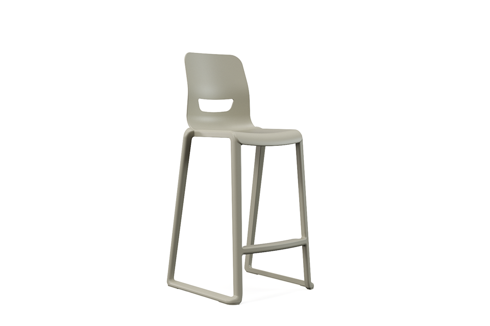 Postura+ One Piece High Back Stool